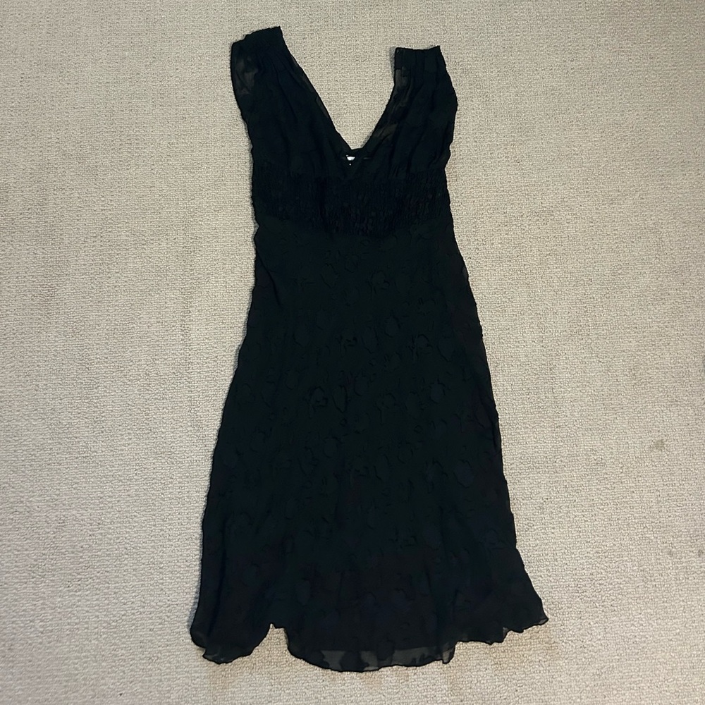 Diane von Furstenberg Black Midi Dress